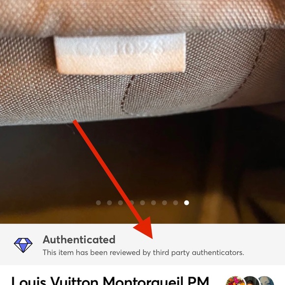 Authentic Louis Vuitton montorgueil pm - Picture 8 of 8